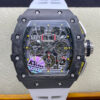 Replica KV Factory Richard Mille RM011-03 Carbon Fiber White Strap - Buy Replica Watches