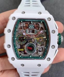 Replica KV Factory Richard Mille RM011-03 White Strap - Buy Replica Watches