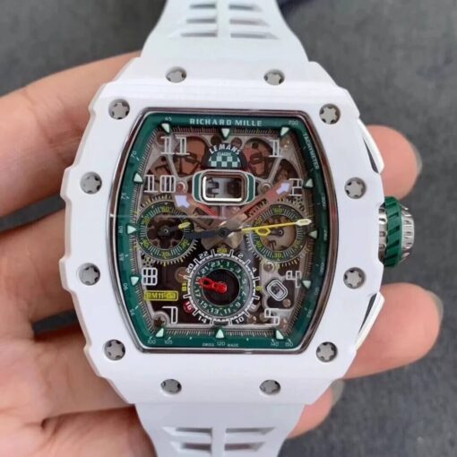 Replica KV Factory Richard Mille RM011-03 White Strap - Buy Replica Watches