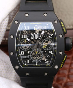 Replica KV Factory Richard Mille RM-011 Black Strap - Buy Replica Watches