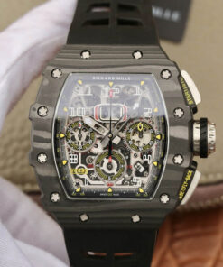 Replica KV Factory Richard Mille RM11-03 Black Carbon Fiber Case - Buy Replica Watches