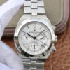 Replica 8F Factory Vacheron Constantin Overseas 5500V/110A-B075 Silvery White Dial - Buy Replica Watches