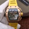 Replica KV Factory Richard Mille RM11-03 Swiss ETA7750 Yellow Strap - Buy Replica Watches