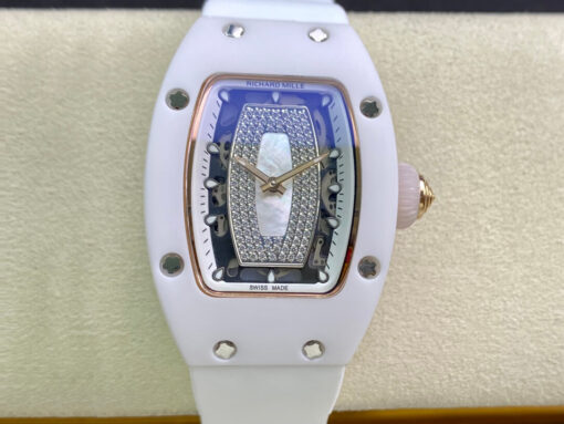 Replica RM Factory Richard Mille RM 07-01 Ceramic White Strap - Buy Replica Watches