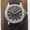Replica PPF Factory Patek Philippe Aquanaut 5067A-023 Quartz Movement Brown Strap - Buy Replica Watches