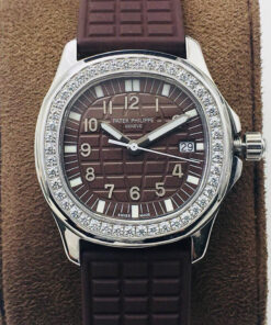 Replica PPF Factory Patek Philippe Aquanaut 5067A-023 Quartz Movement Brown Strap - Buy Replica Watches