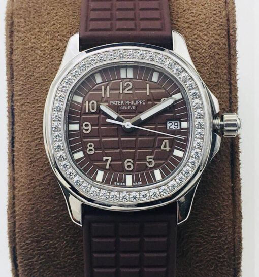 Replica PPF Factory Patek Philippe Aquanaut 5067A-023 Quartz Movement Brown Strap - Buy Replica Watches