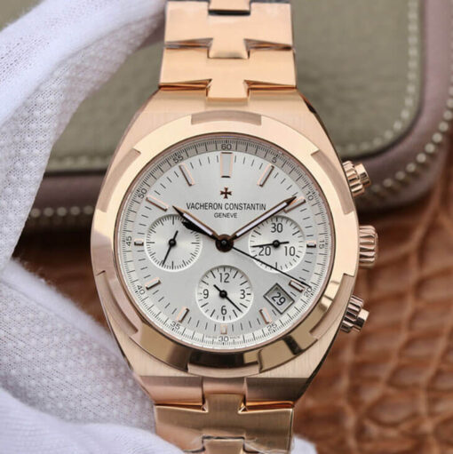 Replica 8F Factory Vacheron Constantin Overseas 5500V/000R-B074 Rose Gold - Buy Replica Watches