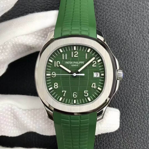 Replica 3K Factory Patek Philippe Aquanaut 5168G Green Dial - Buy Replica Watches