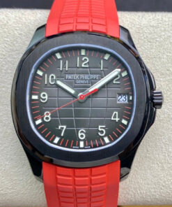 Replica ZF Factory Patek Philippe Aquanaut PP5167 DLC Black Dial - Buy Replica Watches