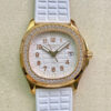 Replica PPF Factory Patek Philippe Aquanaut 5067A Quartz Movement Yellow Gold Case - Buy Replica Watches
