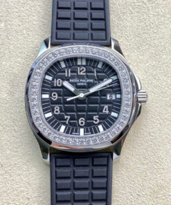 Replica PPF Factory Patek Philippe Aquanaut 5067A-001 Quartz Movement Black Dial - Buy Replica Watches