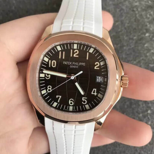 Replica ZF Factory Patek Philippe Aquanaut 5168G White Strap - Buy Replica Watches