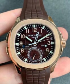 Replica GR Factory Patek Philippe Aquanaut 5164R-001 Brown Dial - Buy Replica Watches