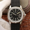 Replica PPF Factory Patek Philippe Aquanaut 5067A-001 Diamond Black Dial - Buy Replica Watches