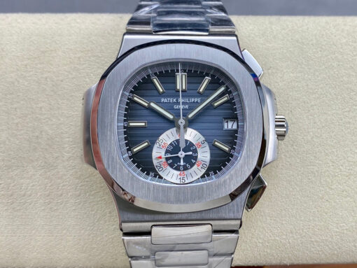 Replica PPF Factory Patek Philippe Nautilus 5980/1A-001 Blue Dial - Buy Replica Watches