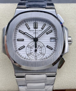 Replica PPF Factory Patek Philippe Nautilus 5980/1A-019 White Dial - Buy Replica Watches