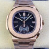 Replica 3K Factory Patek Philippe Nautilus 5980/1R-001 V2 Black Dial - Buy Replica Watches