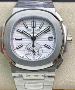 Replica 3K Factory Patek Philippe Nautilus 5980/1A-019 V2 White Dial - Buy Replica Watches