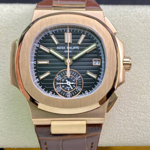 Replica 3K Factory Patek Philippe Nautilus 5980 V2 Black Dial - Buy Replica Watches