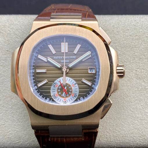 Replica 3K Factory Patek Philippe Nautilus 5980R-001 V2 Brown Dial - Buy Replica Watches