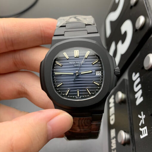 Replica PPF Factory Patek Philippe Nautilus V4 DCL Version Blue Dial - Buy Replica Watches