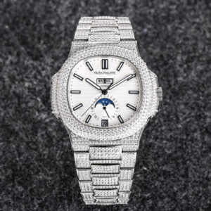 Replica R8 Factory Patek Philippe Nautilus 5726 Gypsophila Diamond White Dial - Buy Replica Watches