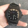Replica PPF Factory Patek Philippe Nautilus 5719/10G-010 Full Diamond Black Dial - Buy Replica Watches