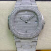 Replica PPF Factory Patek Philippe Nautilus 5719/1G-001 Full Diamond Dial - Buy Replica Watches