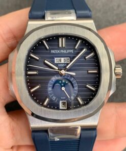 Replica GR Factory Patek Philippe Nautilus 5726 V2 Blue Rubber Strap - Buy Replica Watches