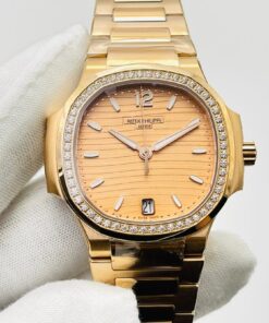 Replica 3K Factory Patek Philippe Nautilus Ladies 7118/1200R-010 Rose Gold - Buy Replica Watches