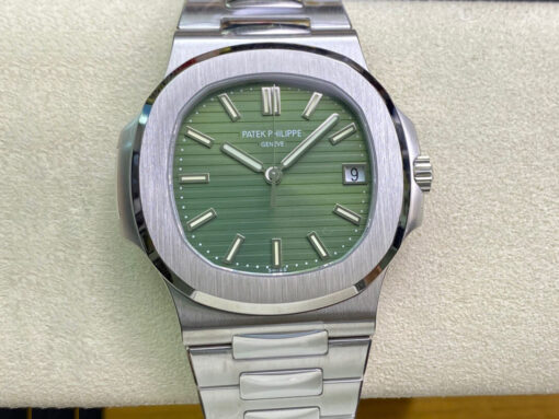 Replica PPF Factory Patek Philippe Nautilus 5711/1A Olive Green Dial - Buy Replica Watches