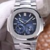 Replica PF Factory Patek Philippe Nautilus 5712/1A-001 Blue Dial Steel Strap - Buy Replica Watches