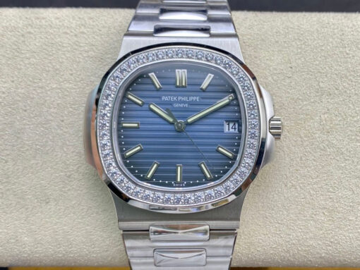 Replica PPF Factory Patek Philippe Nautilus 5713/1G-010 V4 Blue Dial - Buy Replica Watches