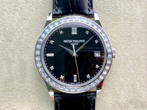 Replica ZF Factory Patek Philippe Calatrava 5298P-012 Black Dial - Buy Replica Watches