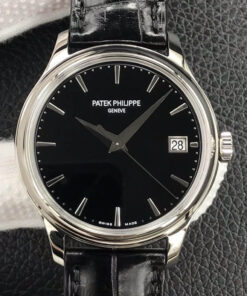 Replica 3K Factory Patek Philippe Calatrava 5227G-010 Black Dial - Buy Replica Watches