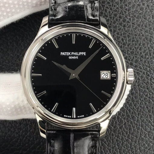 Replica 3K Factory Patek Philippe Calatrava 5227G-010 Black Dial - Buy Replica Watches