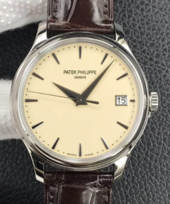 Replica 3K Factory Patek Philippe Calatrava 5227G-001 Leather Strap - Buy Replica Watches