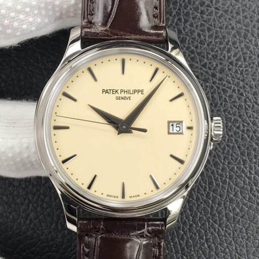 Replica 3K Factory Patek Philippe Calatrava 5227G-001 Leather Strap - Buy Replica Watches