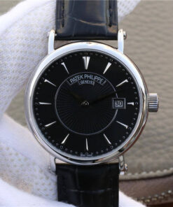 Replica ZF Factory Patek Philippe Calatrava 5153G-001 Black Dial - Buy Replica Watches