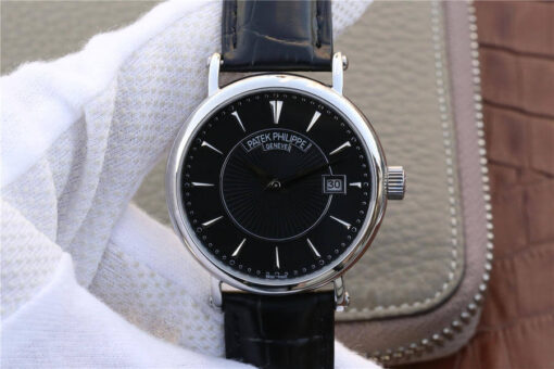 Replica ZF Factory Patek Philippe Calatrava 5153G-001 Black Dial - Buy Replica Watches