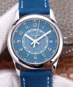 Replica ZF Factory Patek Philippe Calatrava 6007A-001 Blue Dial - Buy Replica Watches