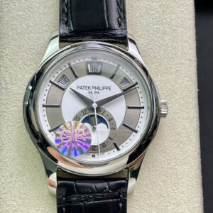 Replica GR Factory Patek Philippe Complications 5205G-001 Silver Grey Dial - Buy Replica Watches