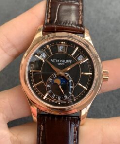 Replica GR Factory Patek Philippe Complications 5205R-010 Black Dial - Buy Replica Watches