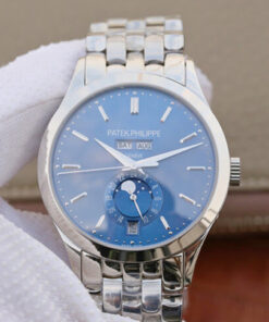 Replica KM Factory Patek Philippe Complications 5396/1G-001 White Gold Blue Dial - Buy Replica Watches