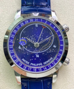 Replica AI Factory Patek Philippe Grand Complications 6102P-001 Sky Moon Blue Dial - Buy Replica Watches