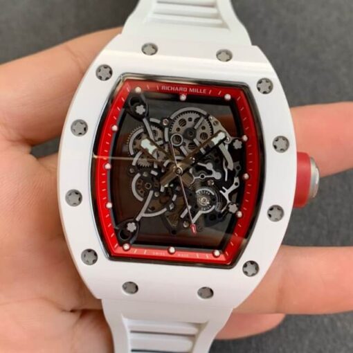 Replica KV Factory Richard Mille RM055 V2 Ceramic Rubber Strap - Buy Replica Watches