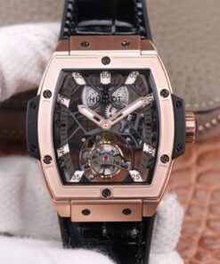 Replica JB Factory Hublot Masterpiece Tourbillon 906.OX.0123.VR.AES13 Rose Gold White Hour Swiss HUB 9006 - Buy Replica Watches