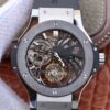 Replica Hublot Big Bang Hollow Tourbillon Ceramic Bezel Skeleton Dial - Buy Replica Watches