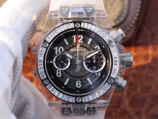 Replica Hublot Big Bang 411.JX.4802.RT White Rubber Strap - Buy Replica Watches
